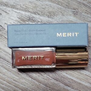 MERIT Shade Slick Hydrating Tinted Lip Oil in Au Naturel NIB